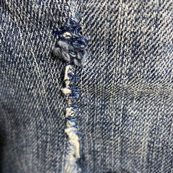 Hollister distressed micro mini Jean skirt​​​ - Picture 2 of 9